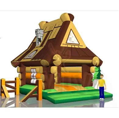 Janosik Hut open-top inflatable bounce