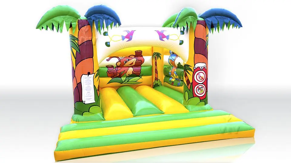 Jungle 4 x 3 m without roof commercial inflatable bounce