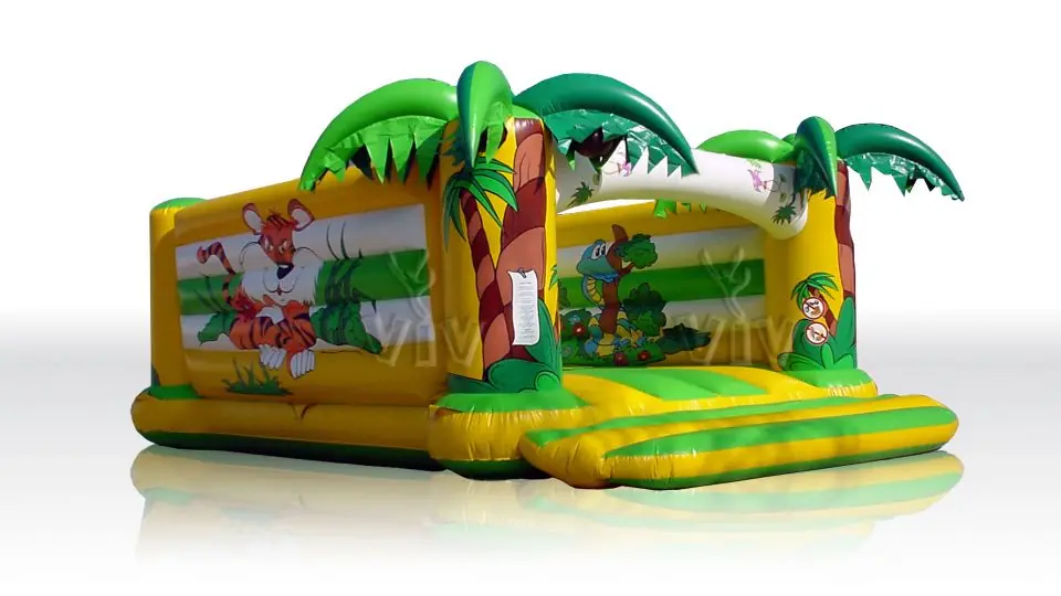 Jungle 6 x 5 m without roof commercial inflatable bounce