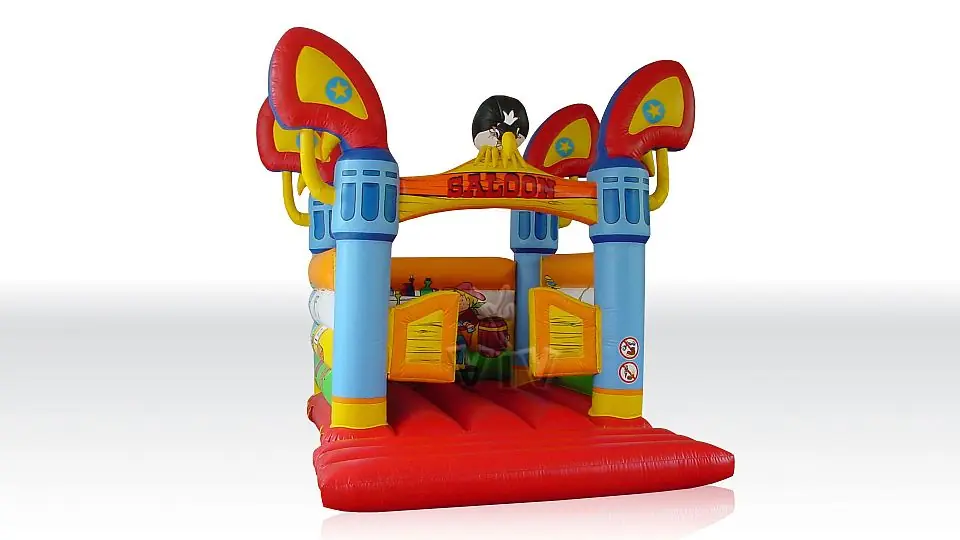 Saloon 4 x 3 without roof commercial inflatable bounce