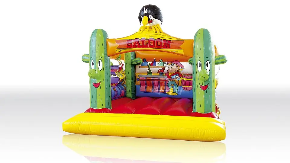 Saloon Cactus 4 x 3 without roof commercial inflatable bounce