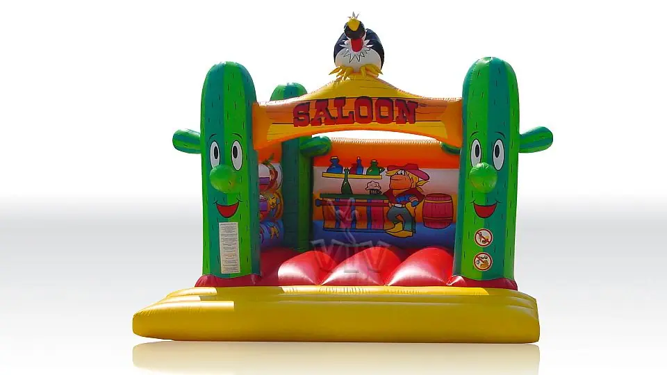 Saloon Cactus 4 x 3 without roof commercial inflatable bounce
