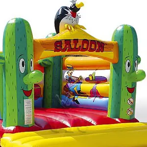 Saloon Cactus 4 x 3 without roof commercial inflatable bounce