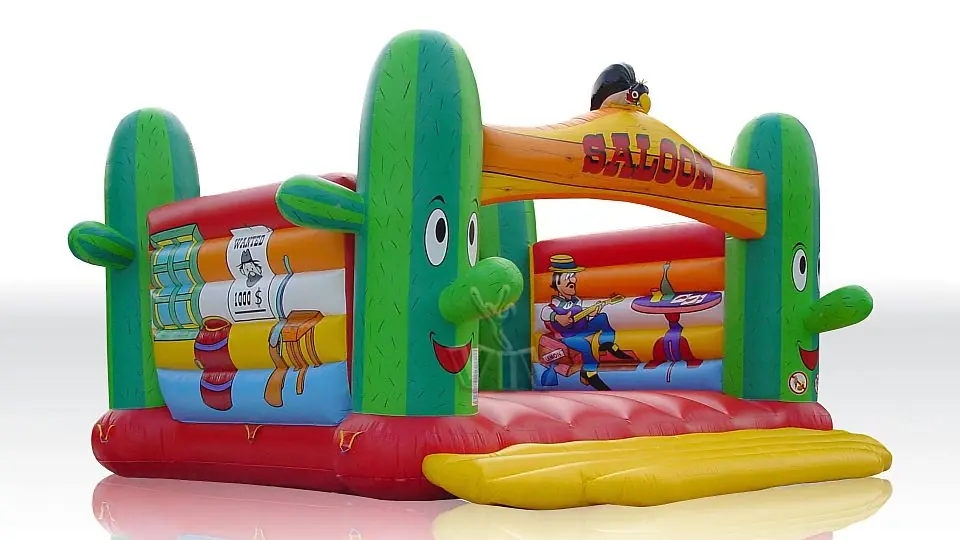Saloon Cactus 6 x 5 without roof commercial inflatable bounce