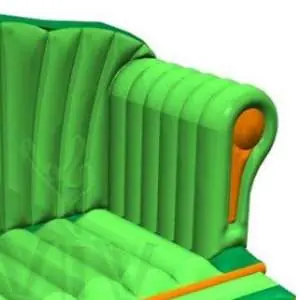 Sofa shaped bounce commercial inflatable bounce
