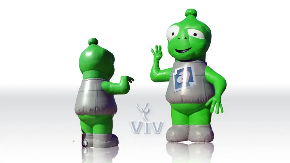 Alien 5 m commercial branded inflatable