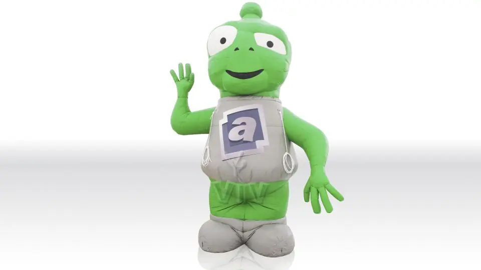 Alien 5 m commercial branded inflatable
