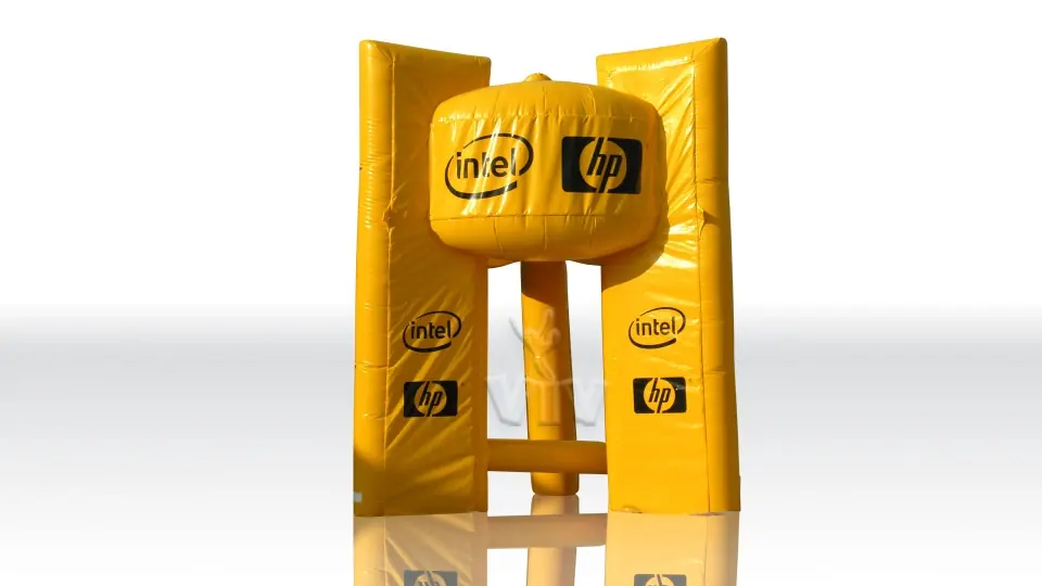 Intel Block 4 m commercial branded inflatable