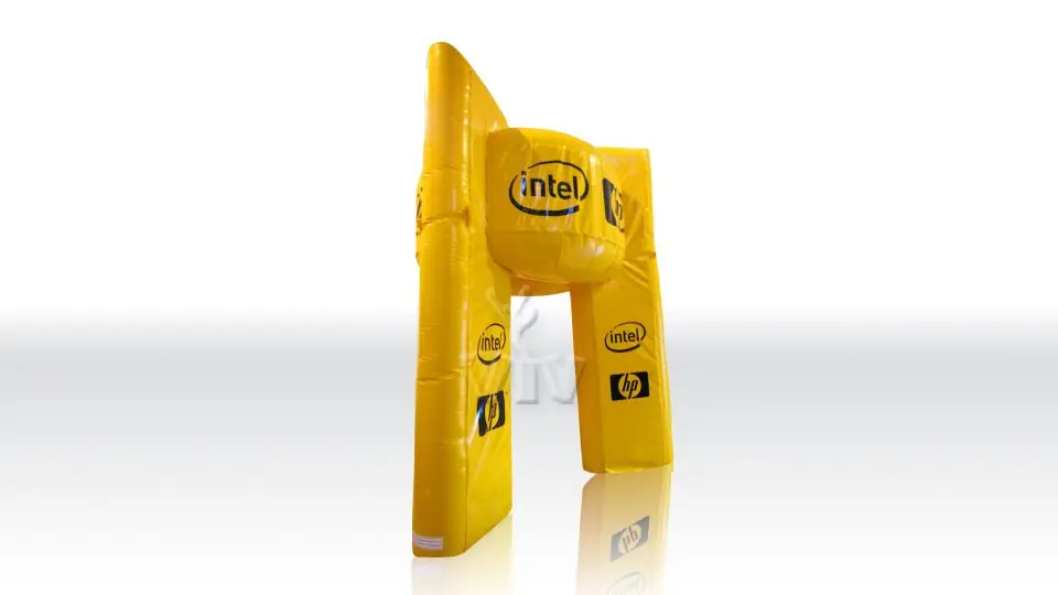 Intel Block 4 m commercial branded inflatable