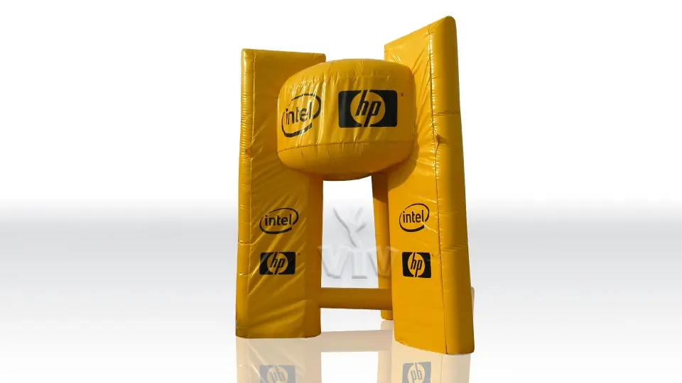 Intel Block 4 m commercial branded inflatable