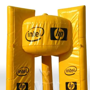 Intel Block 4 m commercial branded inflatable