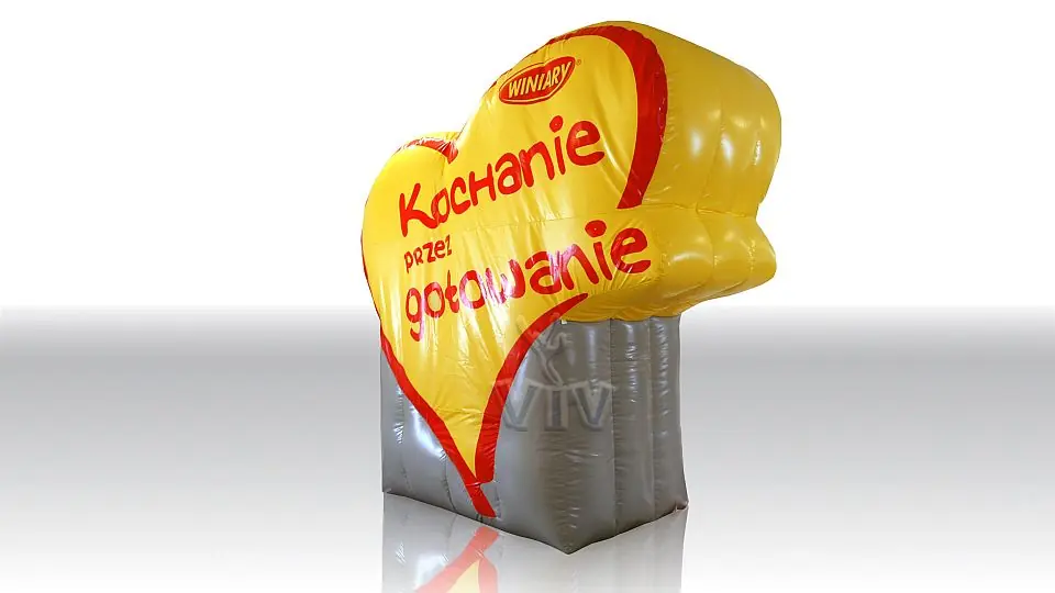 Winiary Heart commercial branded inflatable