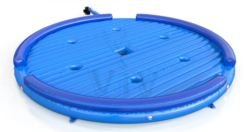 Air cushion for broom commercial mechanical broom attraction