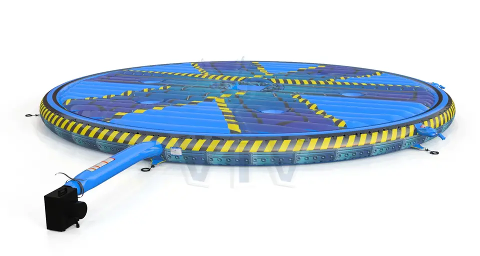 Air cushion for broom commercial mechanical broom attraction