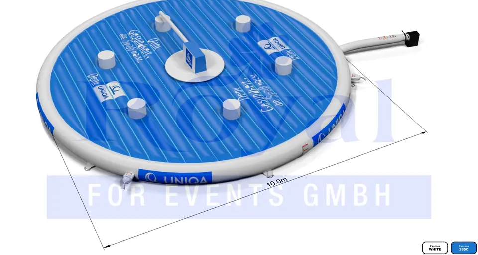 Air cushion for Broom Uniqa v1 commercial mechanical broom attraction