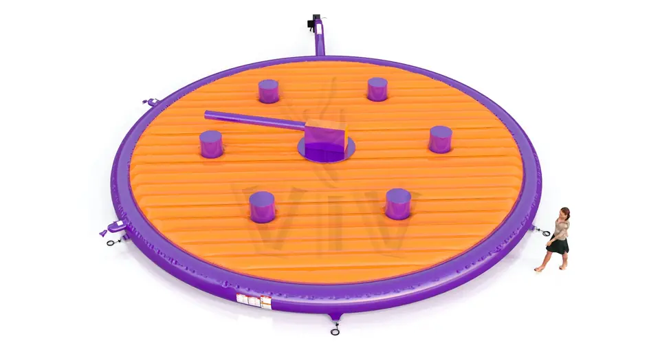 Broom commercial mechanical broom attraction