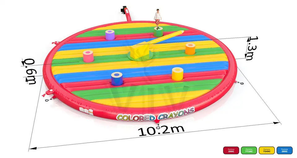 Broom Crayons Single - set - Collection Crayons commercial mechanical broom attraction