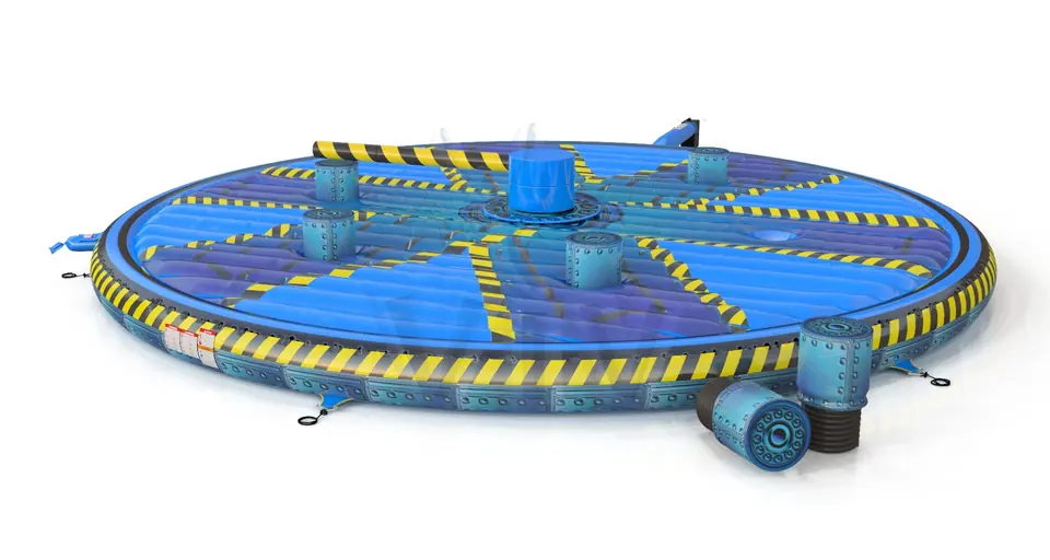 Broom for 6 people commercial mechanical broom attraction