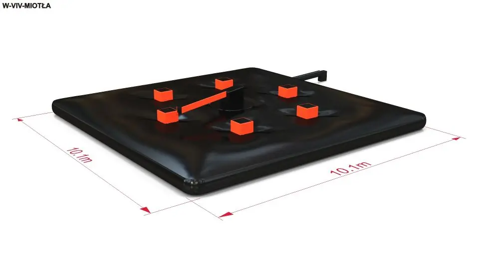 Broom Fun in Black Square Single - set - Collection Fun in Black commercial mechanical broom attraction