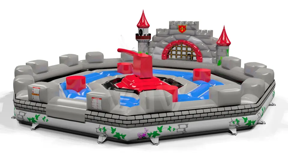 Broom Knights Single - set (4 places) commercial mechanical broom attraction