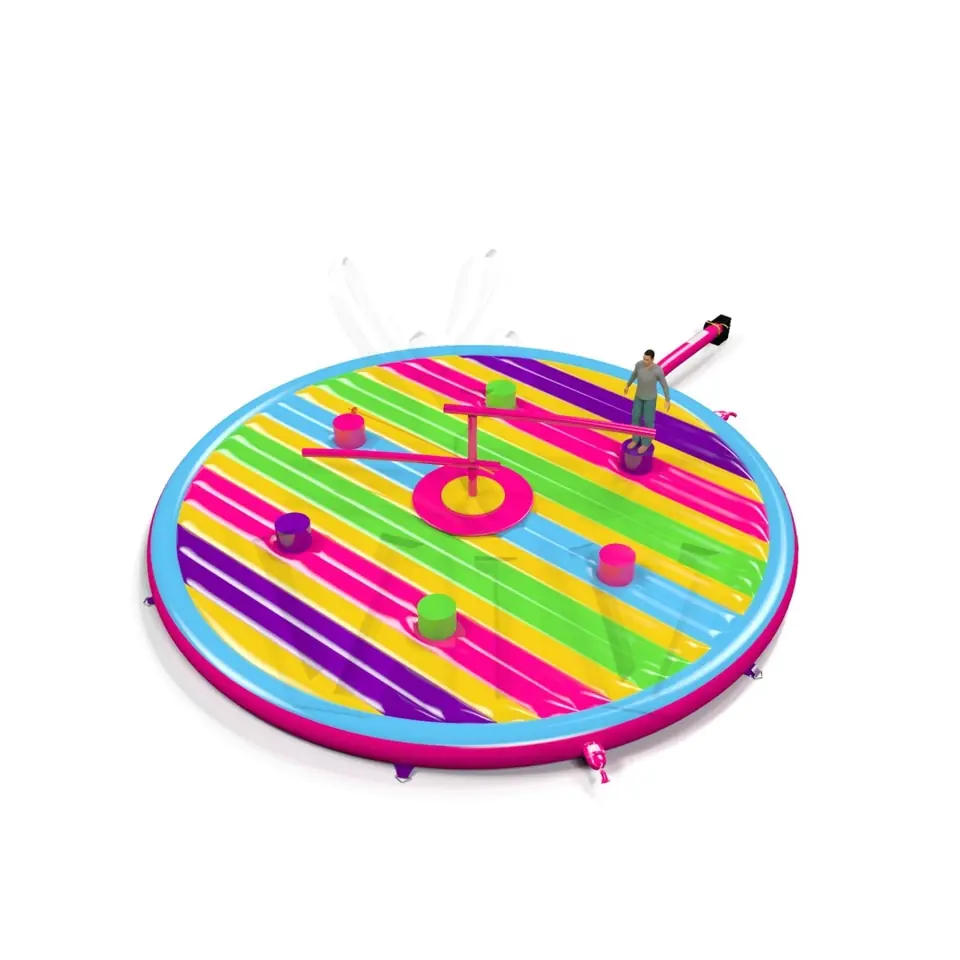 Broom Startup Double - set commercial mechanical broom attraction