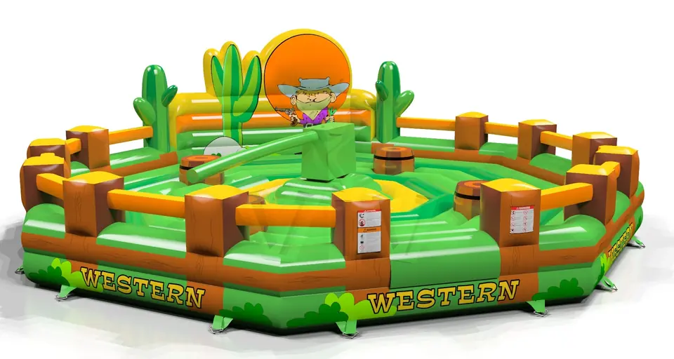Broom Western Single - set (4 places) commercial mechanical broom attraction