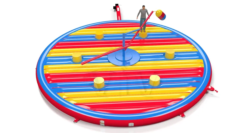 Broom with ball commercial mechanical broom attraction