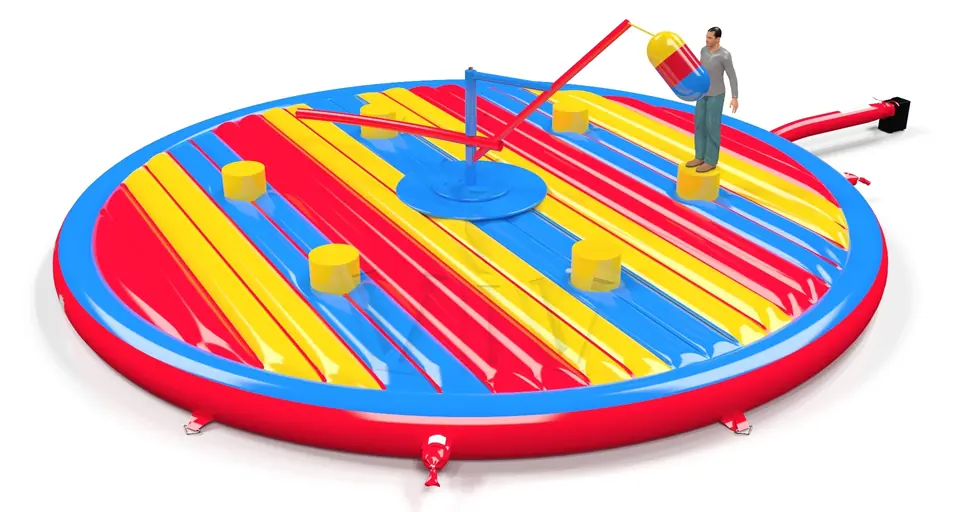 Broom with ball commercial mechanical broom attraction