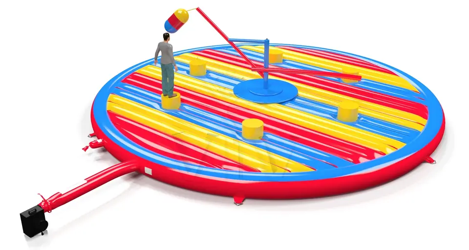 Broom with ball commercial mechanical broom attraction