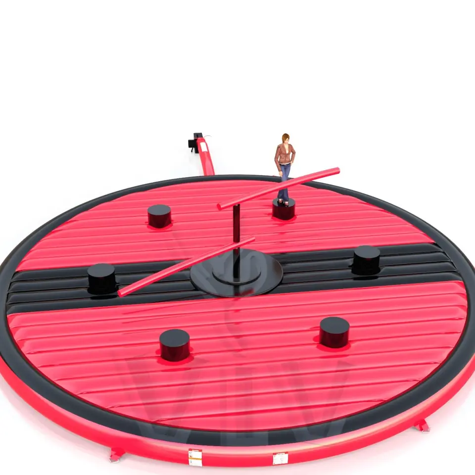 Double Broom commercial mechanical broom attraction