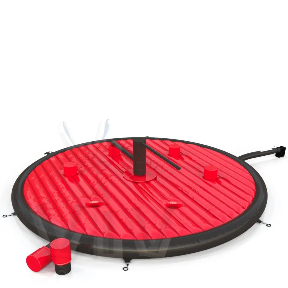 Double Broom for 6 people commercial mechanical broom attraction