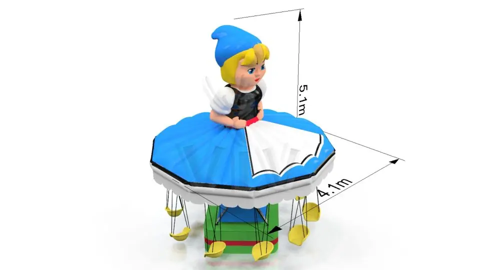 Carousel Gnomes - Collection Gnomes commercial mechanical carousel attraction