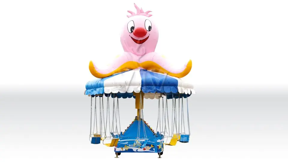 Carousel with Octopus (without blowers and homologation) commercial mechanical carousel attraction