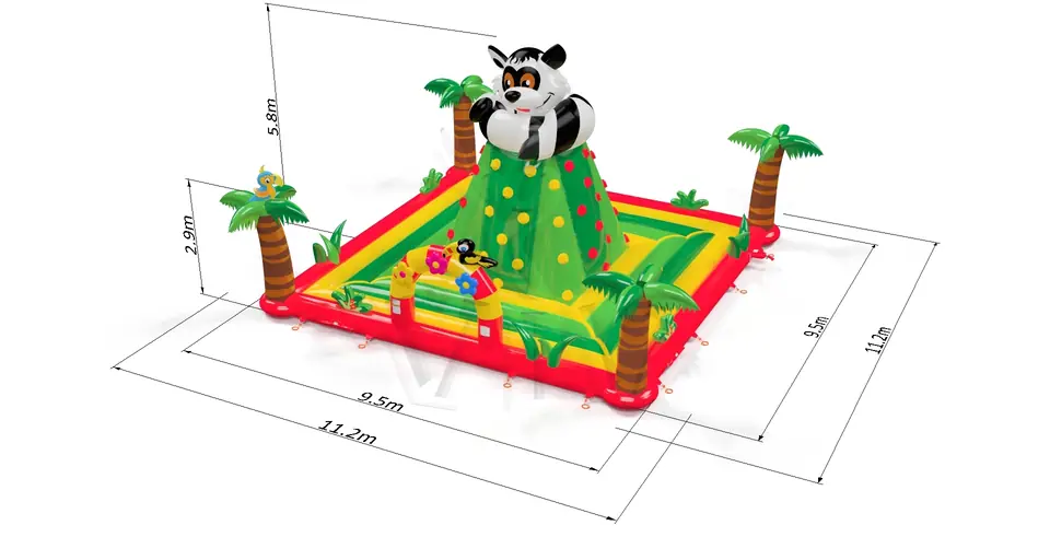 Climbing Mountain Lemur - Collection de Luxe commercial inflatable climbing mountain