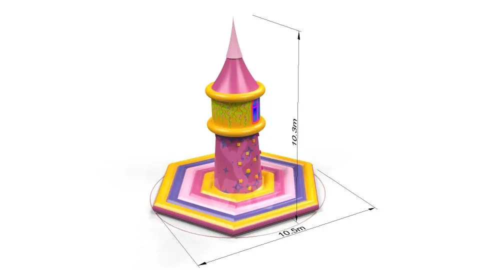 Climbing mountain - Pink Collection commercial inflatable climbing mountain