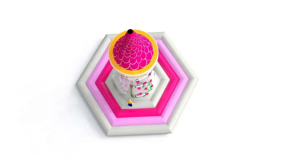 Climbing mountain Tower - Castle Collection commercial inflatable climbing mountain