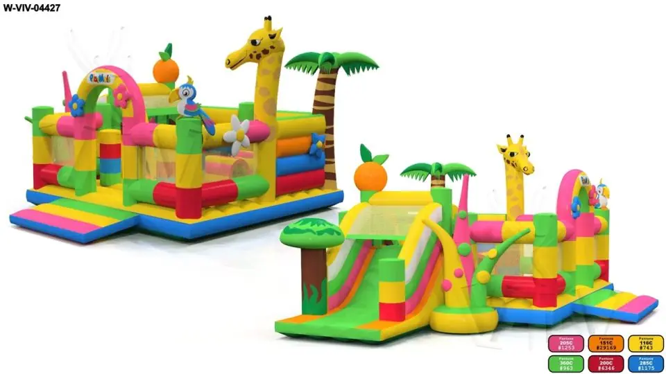 Activ Center Playmais 7.8 x 6.4 x 4.2 m commercial custom inflatable
