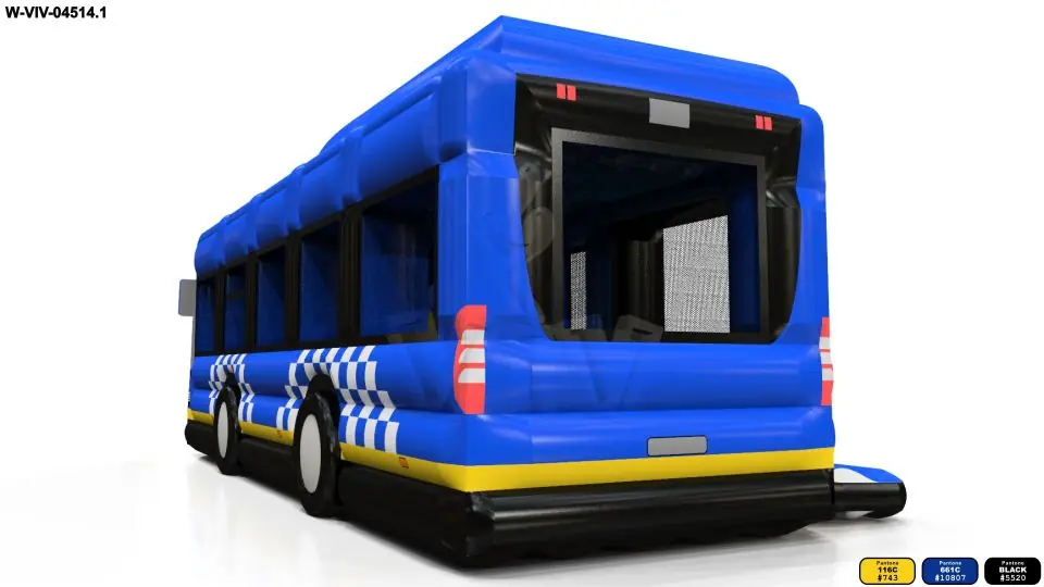 Active Autobus PZU POMOC commercial custom inflatable