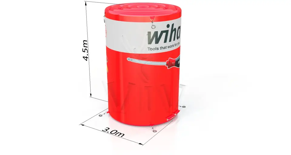 Advertising Pole Wiha commercial custom inflatable