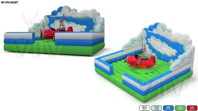 Aircushion for Rodeo Airplane 5.7 x 5.2 x 3.6 m commercial custom inflatable