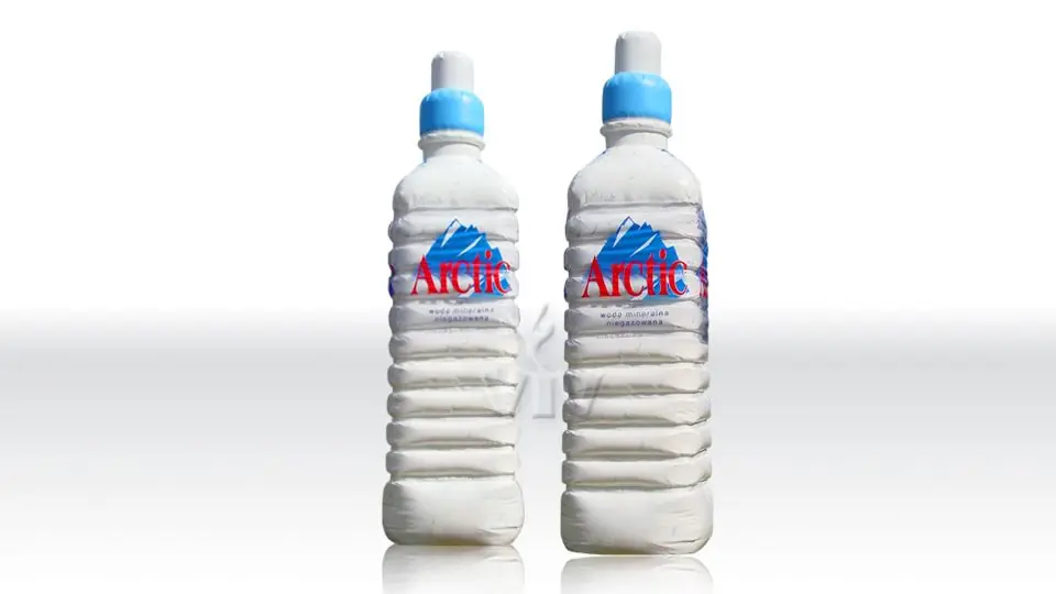 Arctic bottle 7 m commercial custom inflatable