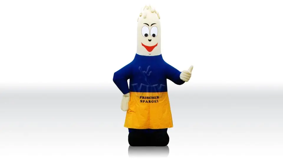 Asparagus 3.5 m commercial custom inflatable