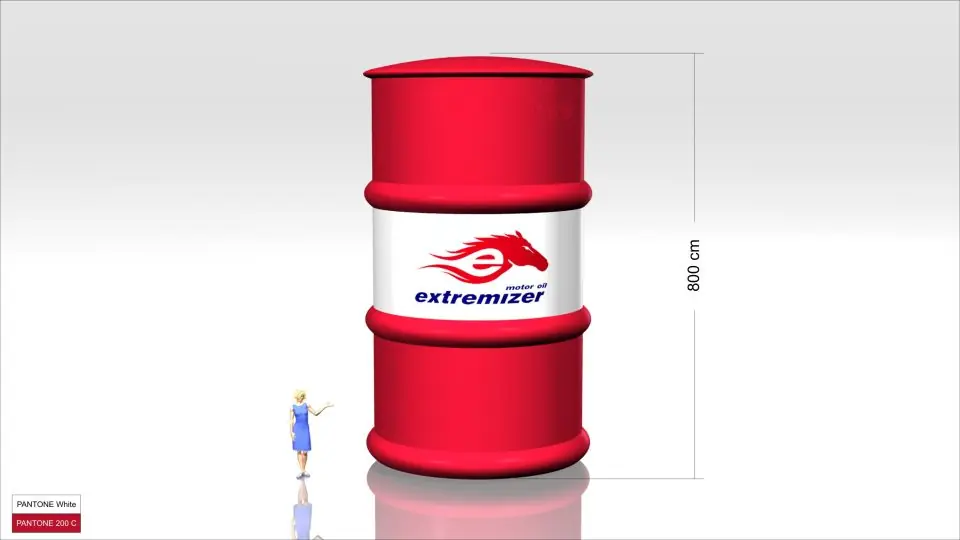 Barrel commercial custom inflatable