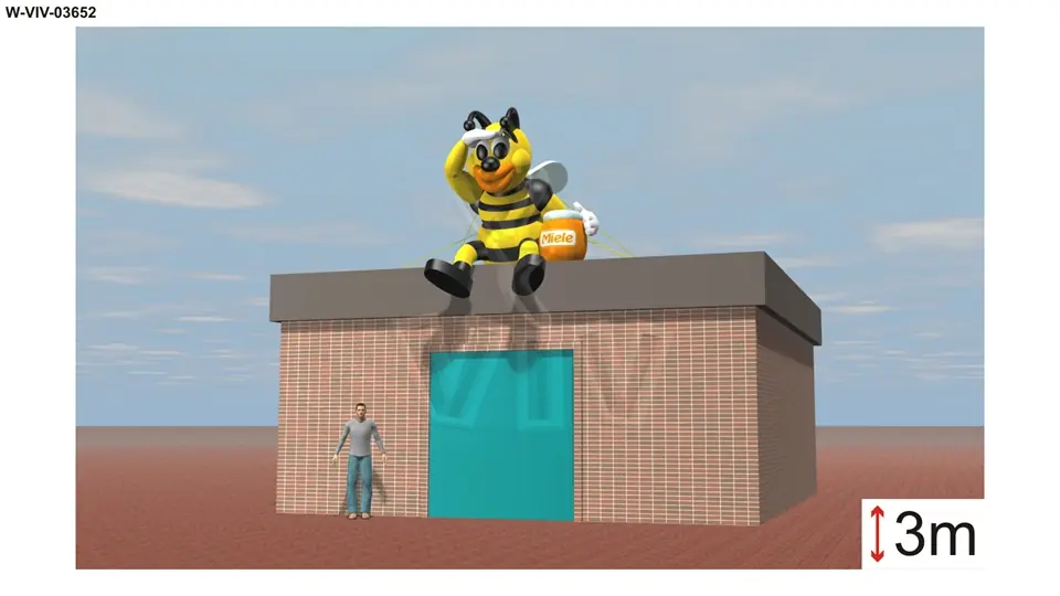 Bee 3 m commercial custom inflatable