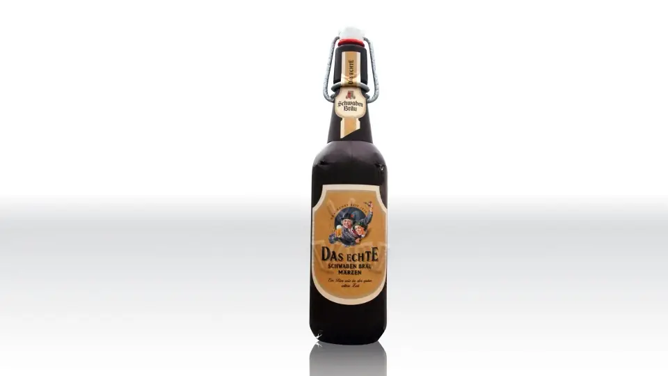 Beer bottle 5 m commercial custom inflatable