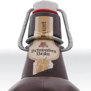 Beer bottle 5 m commercial custom inflatable