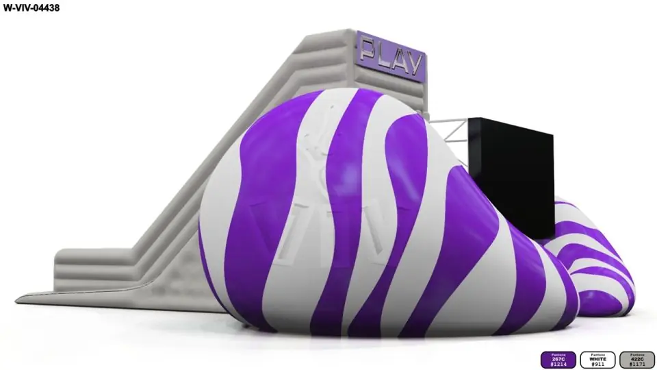 Blob 10.4 x 8.5 x 6.6 m commercial custom inflatable