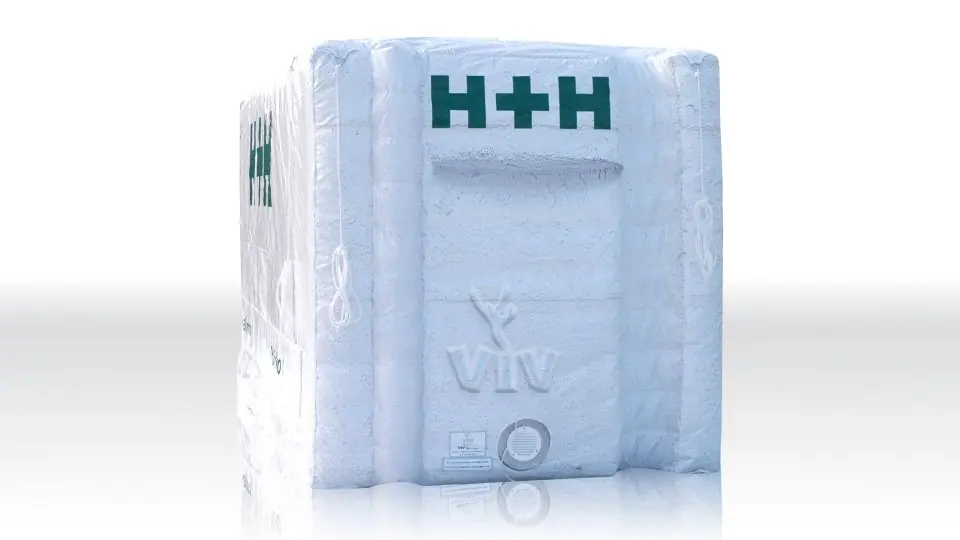 Block H + H commercial custom inflatable
