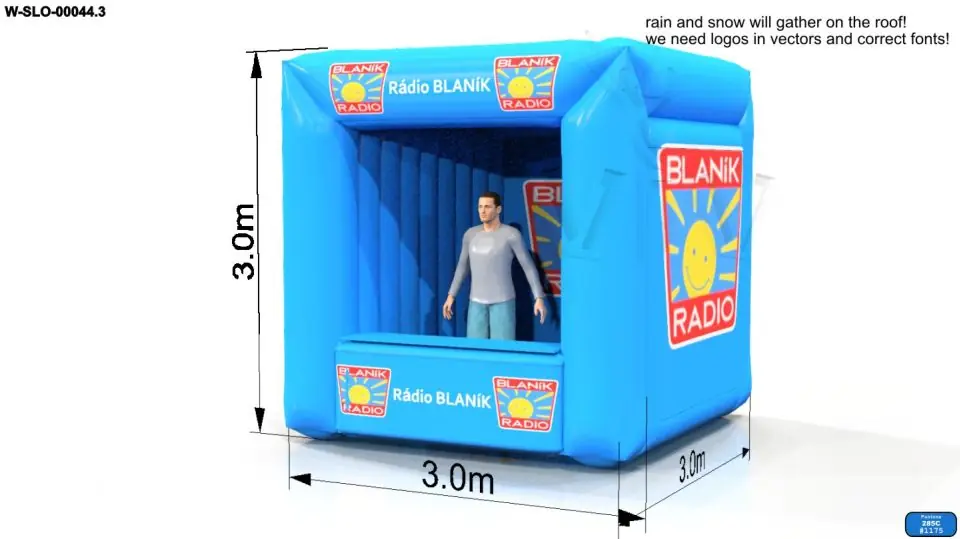 Buffet commercial custom inflatable