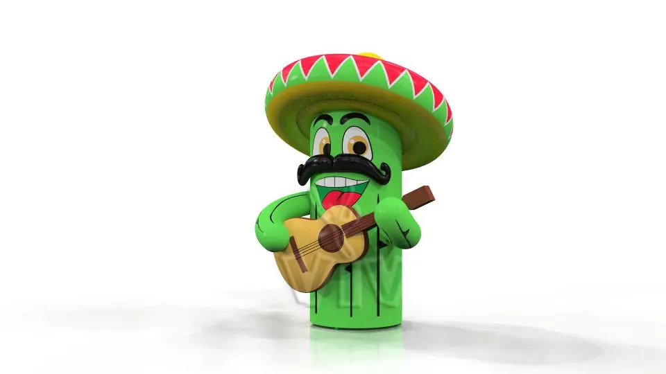 Cactus 4m commercial custom inflatable
